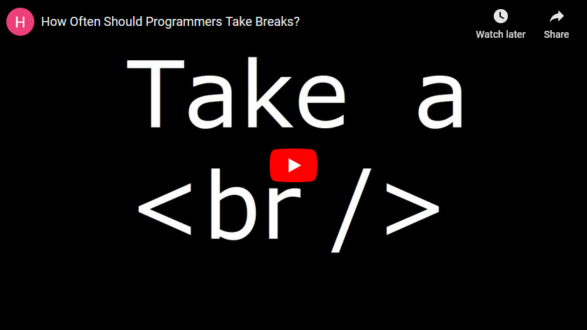 How Often Should Programmers Take Breaks picture