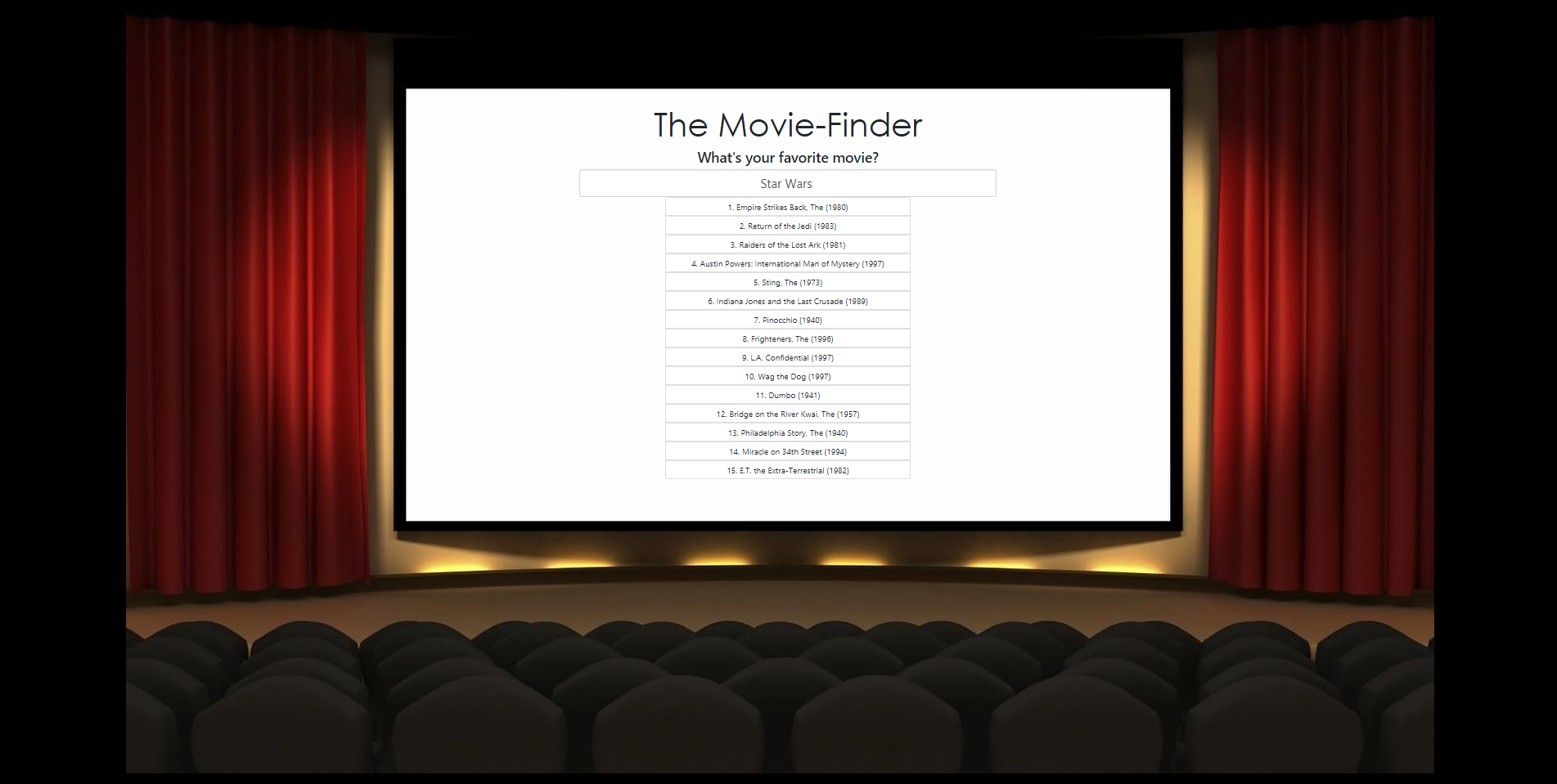 The Movie-Finder